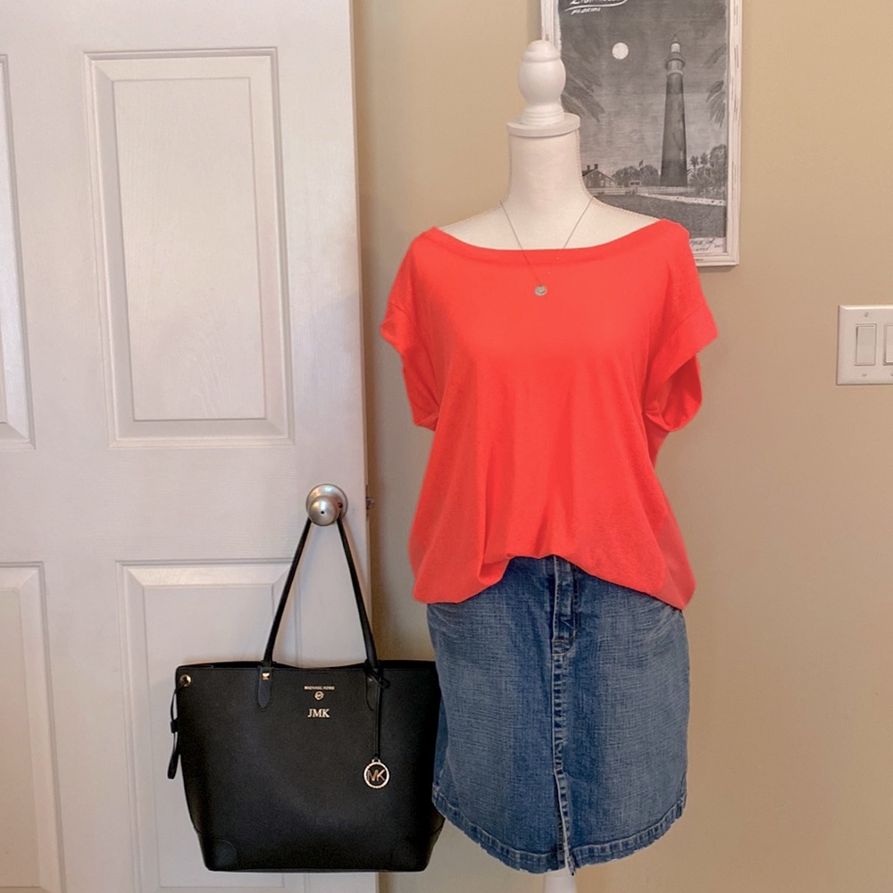 Love Riche Neon Pink Oversized Blouse. Size L. Excellent Condition. 🥰